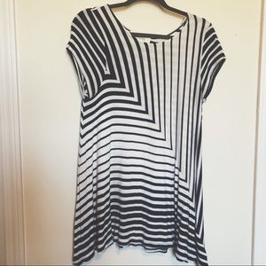 Anthropologie striped tunic